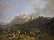 Max Joseph Wagenbauer Kampenwand Spain oil painting artist